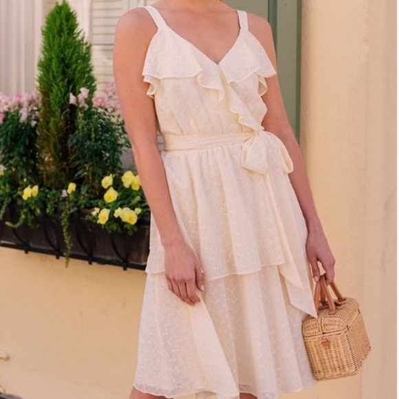 Gal Meets Glam Helena Ruffle Mini Dress - Picture 3 of 15